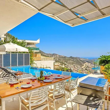 Villa Akbel 3 Bedroom Seaview With Private Pool Hot Tub Kalkan