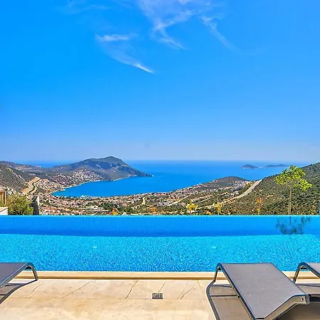 Akbel 3 Bedroom Seaview With Private Pool Hot Tub 别墅 卡尔坎