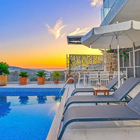 Akbel 3 Bedroom Seaview With Private Pool Hot Tub * 卡尔坎