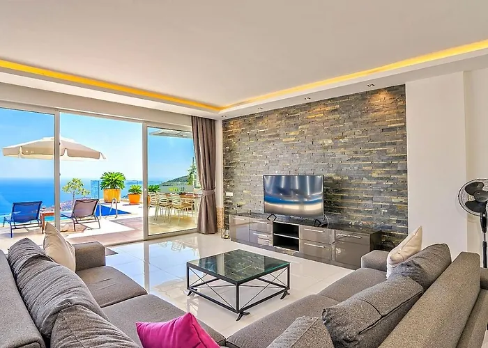 别墅 Akbel 3 Bedroom Seaview With Private Pool Hot Tub *