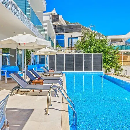 Villa Akbel 3 Bedroom Seaview With Private Pool Hot Tub Kalkan